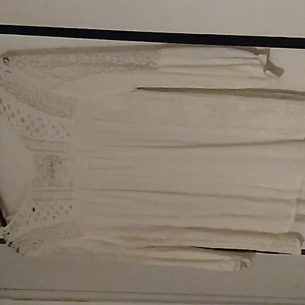 Lace cream top